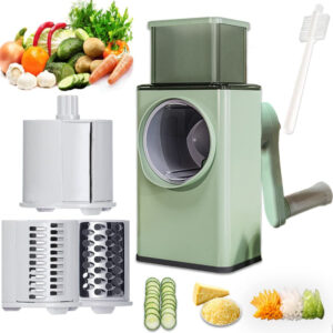 4 in 1 Multi-Function Vegetable Cutter and Slicer with Stainless Steel Blades