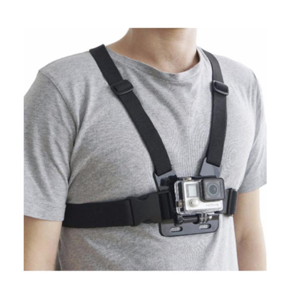 360° Adjustable Action Camera Chest Mount