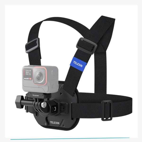 360° Adjustable action camera chest mount