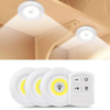 LED Push Lights for Cabinets & Wardrobes(Pack of 3)