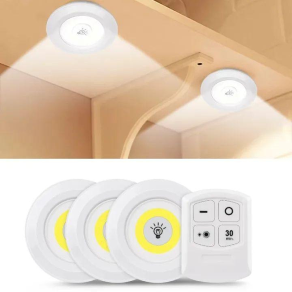 LED Push Lights for Cabinets & Wardrobes(Pack of 3)