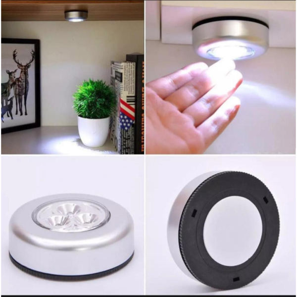 LED Push Lights for Cabinets & Wardrobes(Pack of 3)
