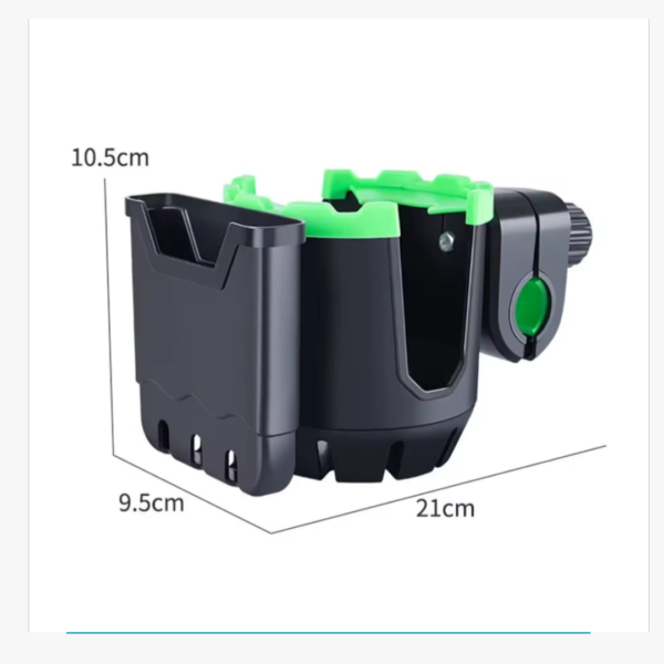 Universal 2-in-1 Motorcycle Cup Holder & Mobile Phone Bracket (HT-506)