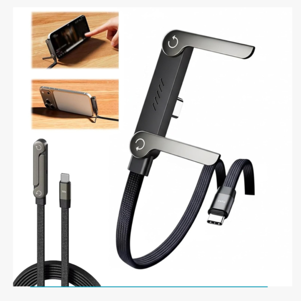 Type-C to Type-C Data Cable & Desktop Holder