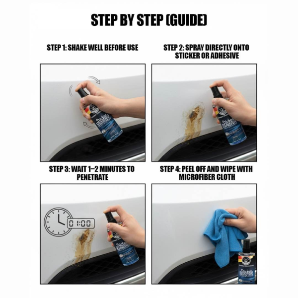 Sticker Remover 250ml | Premium Adhesive Cleaner | THREE GUYS